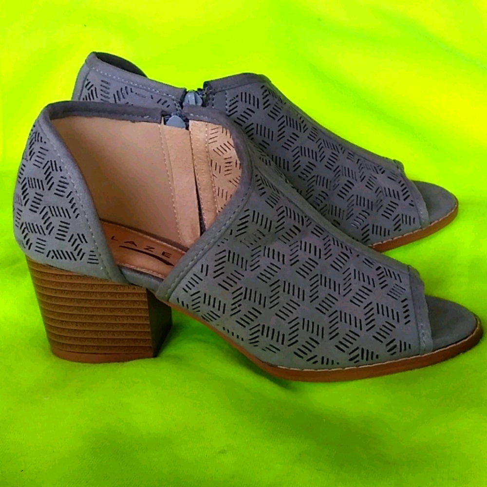 New Open Toe Grey Color Bootie